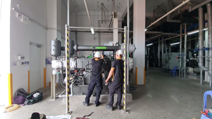 Máy nén khí công nghiệp từ 8HP: Phân loại, ứng dụng và cách chọn 4 Phòng máy nén khí công nghiệp và hệ thống xử lý khí