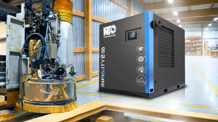Vì sao áp suất khí nén không ổn định làm giảm hiệu suất CNC? 1 Mối quan hệ giữa máy khí nén và máy CNC