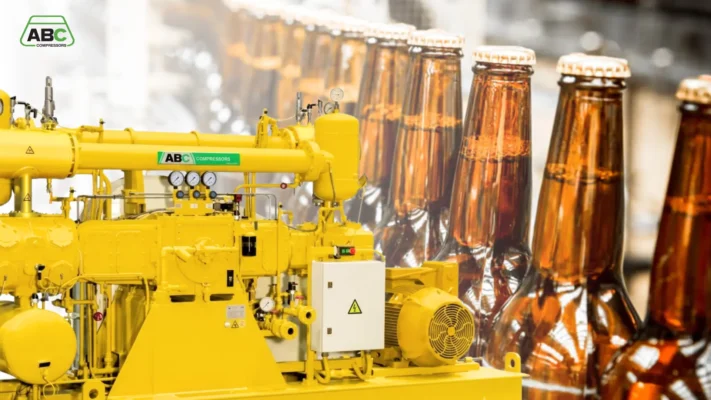 Máy nén khí và khí nén CO₂: Vì sao hệ thống khí nén CO₂ ngày càng phổ biến trong ngành bia? 1 Máy nén khí ABC Compressors được Công ty Nghị Tín cung cấp giúp hệ thống khí nén CO₂ trong ngành bia vận hành ổn định, tối ưu khí CO₂ thực phẩm, tiết kiệm chi phí sản xuất và giảm phát thải carbon.